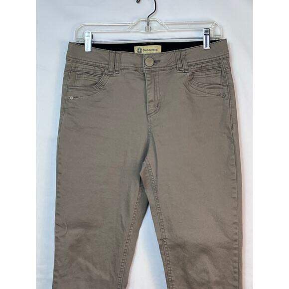 Democracy Women's Size 6 Tan AB Technology Skinny Y2K Skater Jeans - Picture 8 of 9
